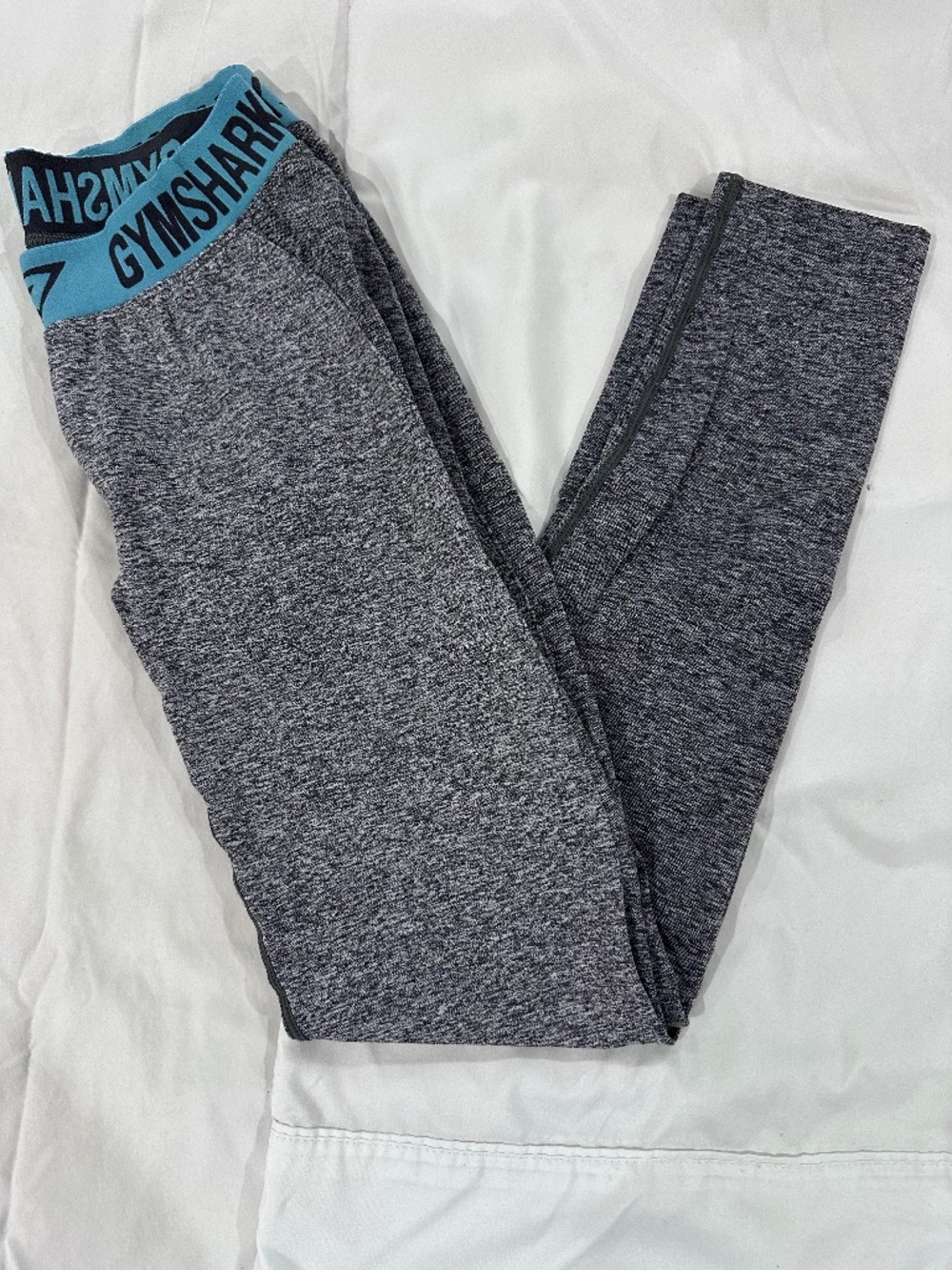 Gymshark Heather Gray & Teal No Slip